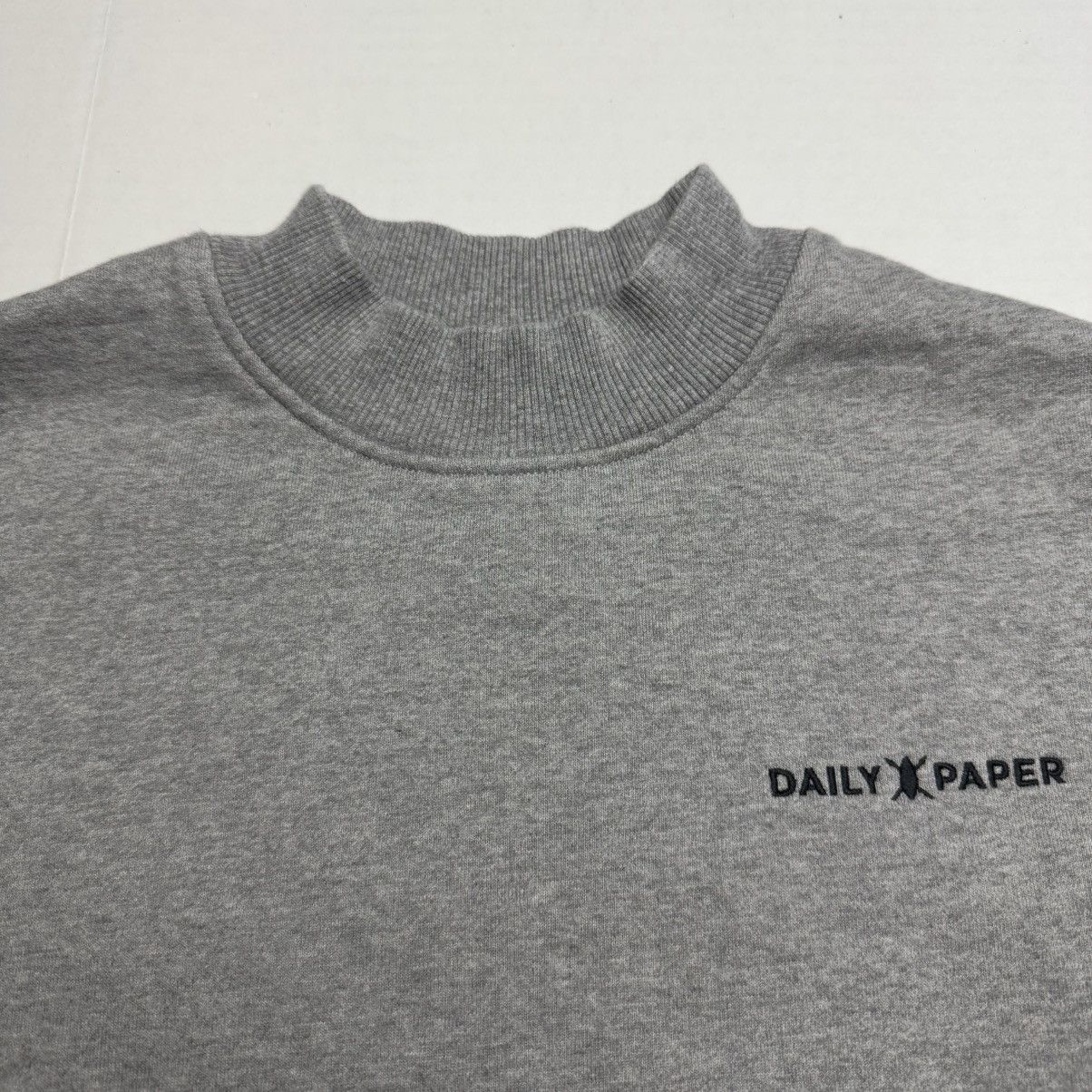 Daily Paper Daily Paper Unisex Relaxed Fit Mock Neck Fleece Sweatshirt Size US S / EU 44-46 / 1 - 2 Thumbnail