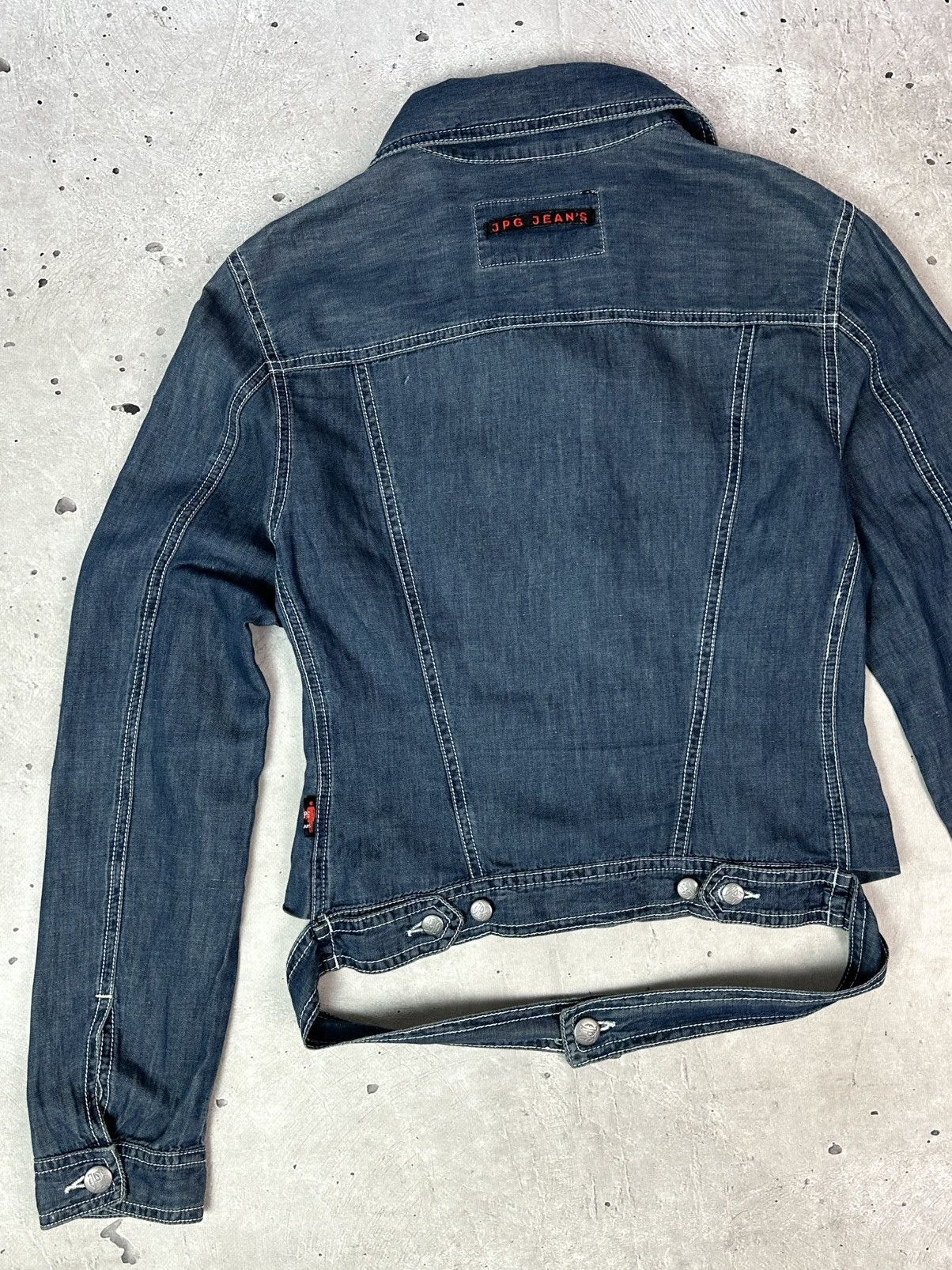 Jean Paul Gaultier Vintage JPG Jean Paul Gaultier Blue Denim Light Jacket Size M / US 6-8 / IT 42-44 - 12 Thumbnail