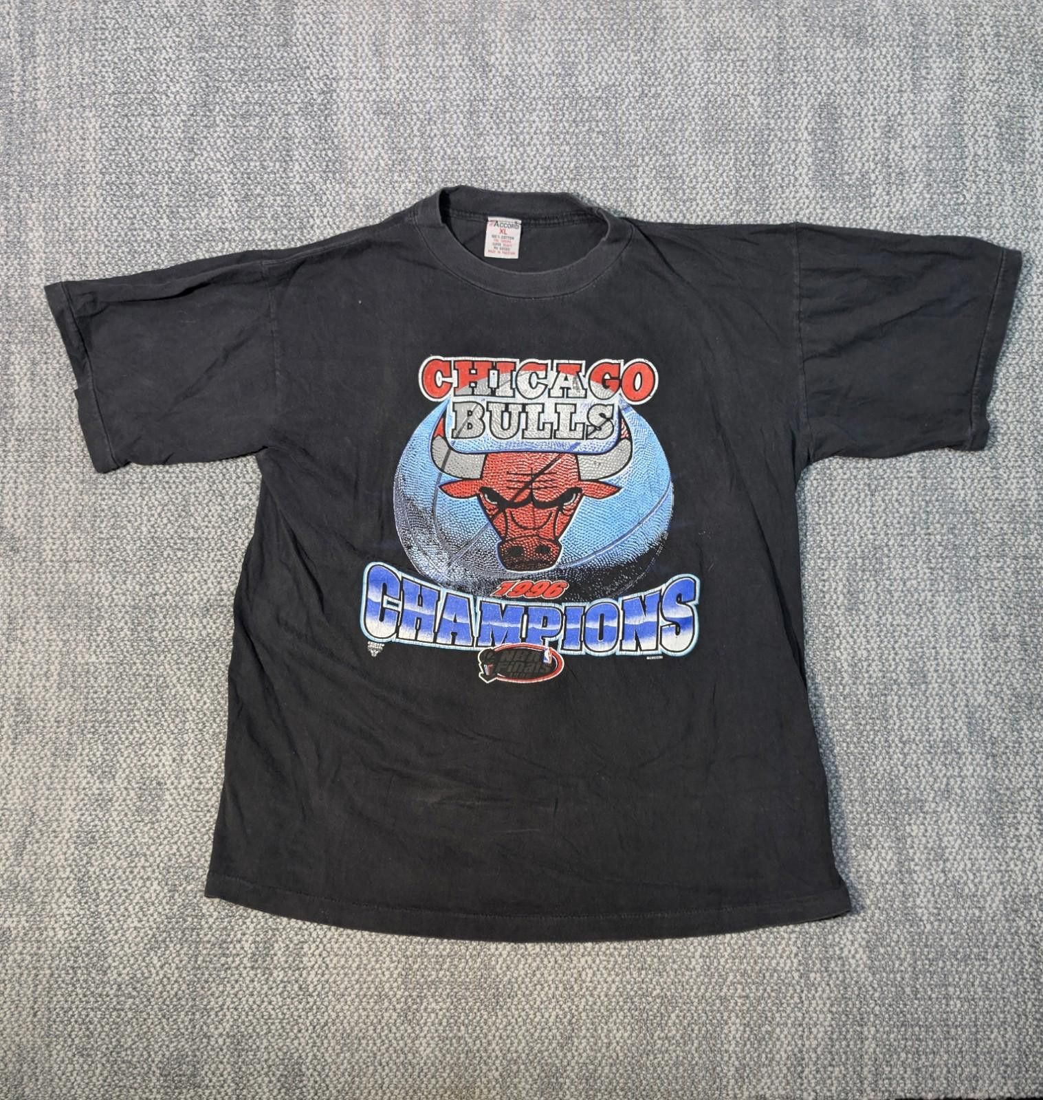 Other Vintage 1996 Accord Chicago Bulls NBA Finals Champions XL Size ONE SIZE - 1 Thumbnail