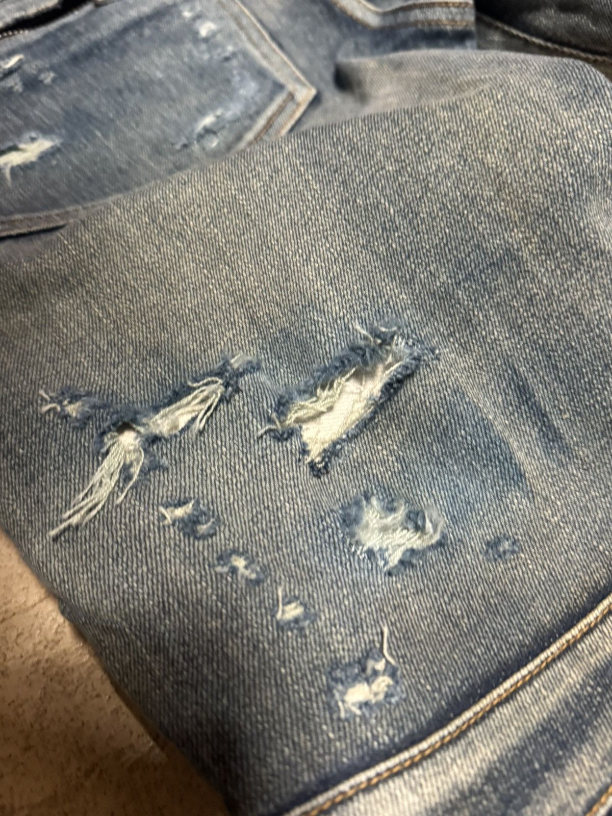 Balmain Distressed Balmain biker jeans Size US 32 / EU 48 - 7 Thumbnail