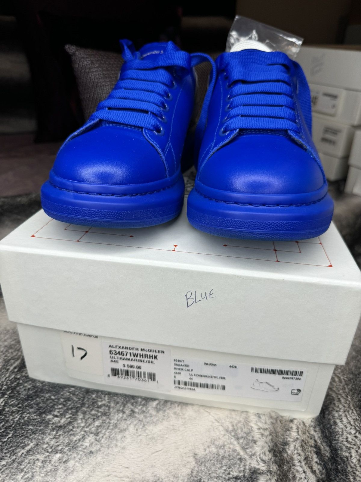 Alexander McQueen Alexander McQueen River Calf Sneakers Size US 11 / EU 44 - 10 Thumbnail