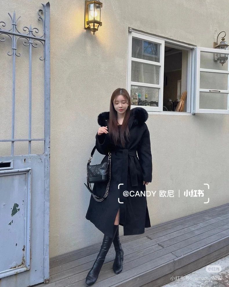 Max Mara Max Mara Black overcoat Size S / US 4 / IT 40 - 6 Thumbnail