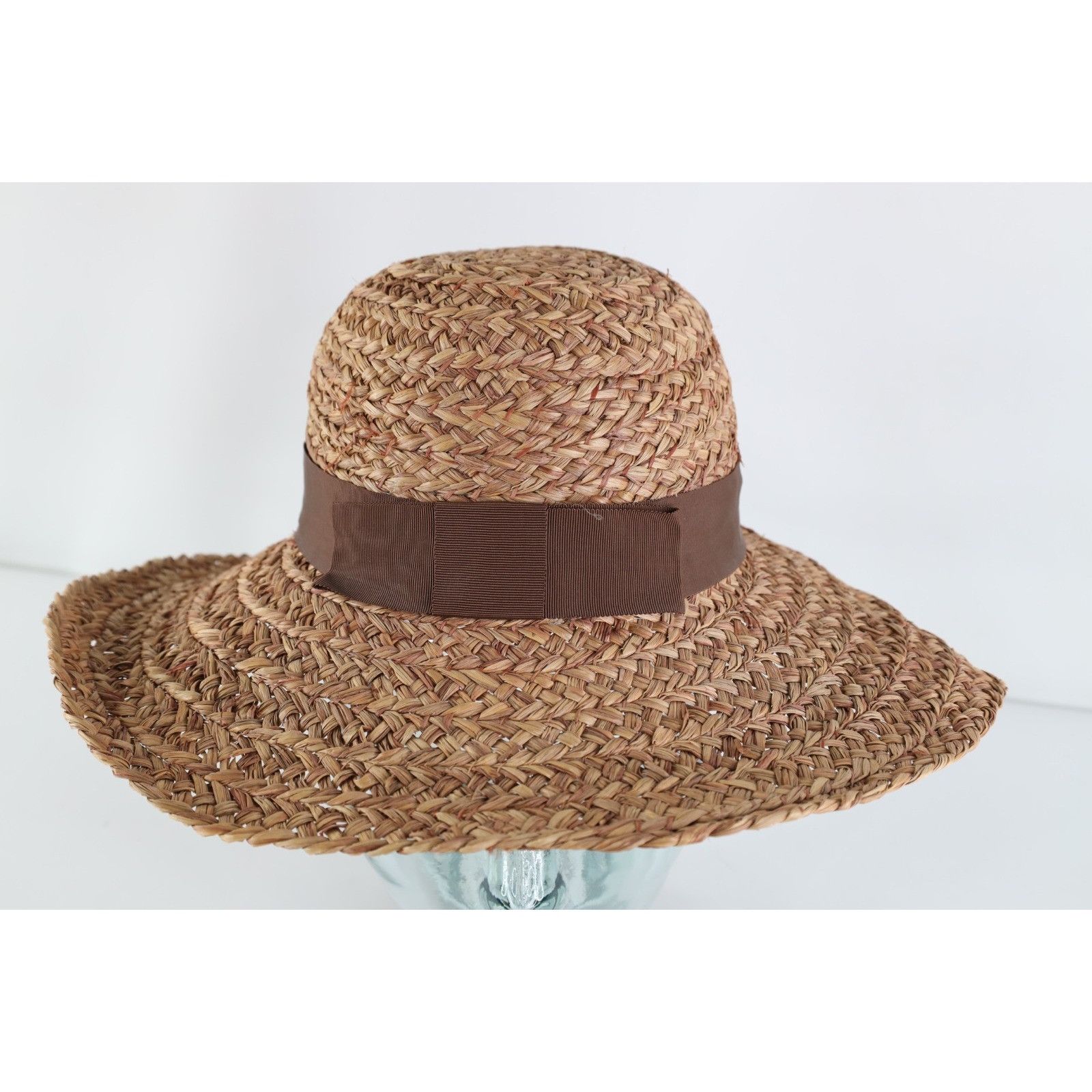 Vintage Vintage 80s 90s Boho Chic Wide Brim Raffia Straw Sun Hat Size ONE SIZE - 1 Thumbnail