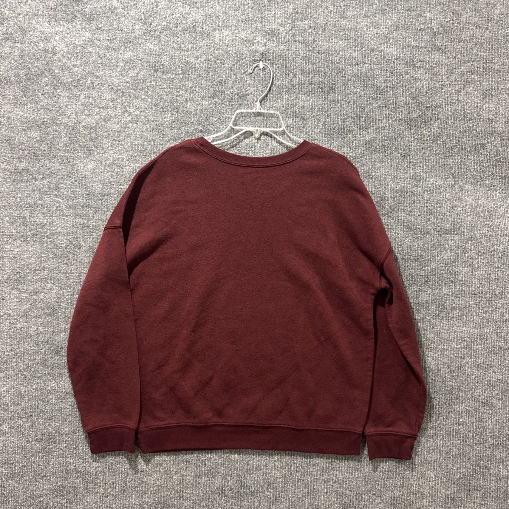 Vintage VINTAGE AC/DC Women’s Long Sleeve Pullover Crewneck Sweatshirt Burgundy Red XL Womens Rare READ DESC Size XL / US 12-14 / IT 48-50 - 7 Thumbnail