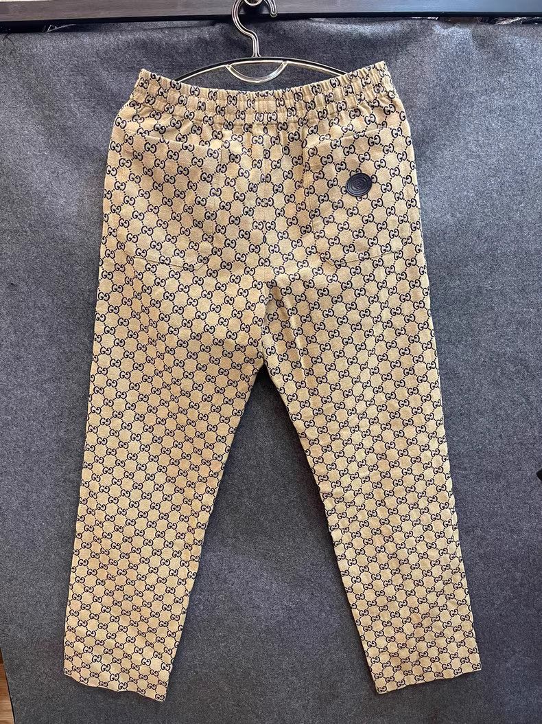 Gucci Gucci classic embossed drawstring trousers Size US 30 / EU 46 - 2 Thumbnail