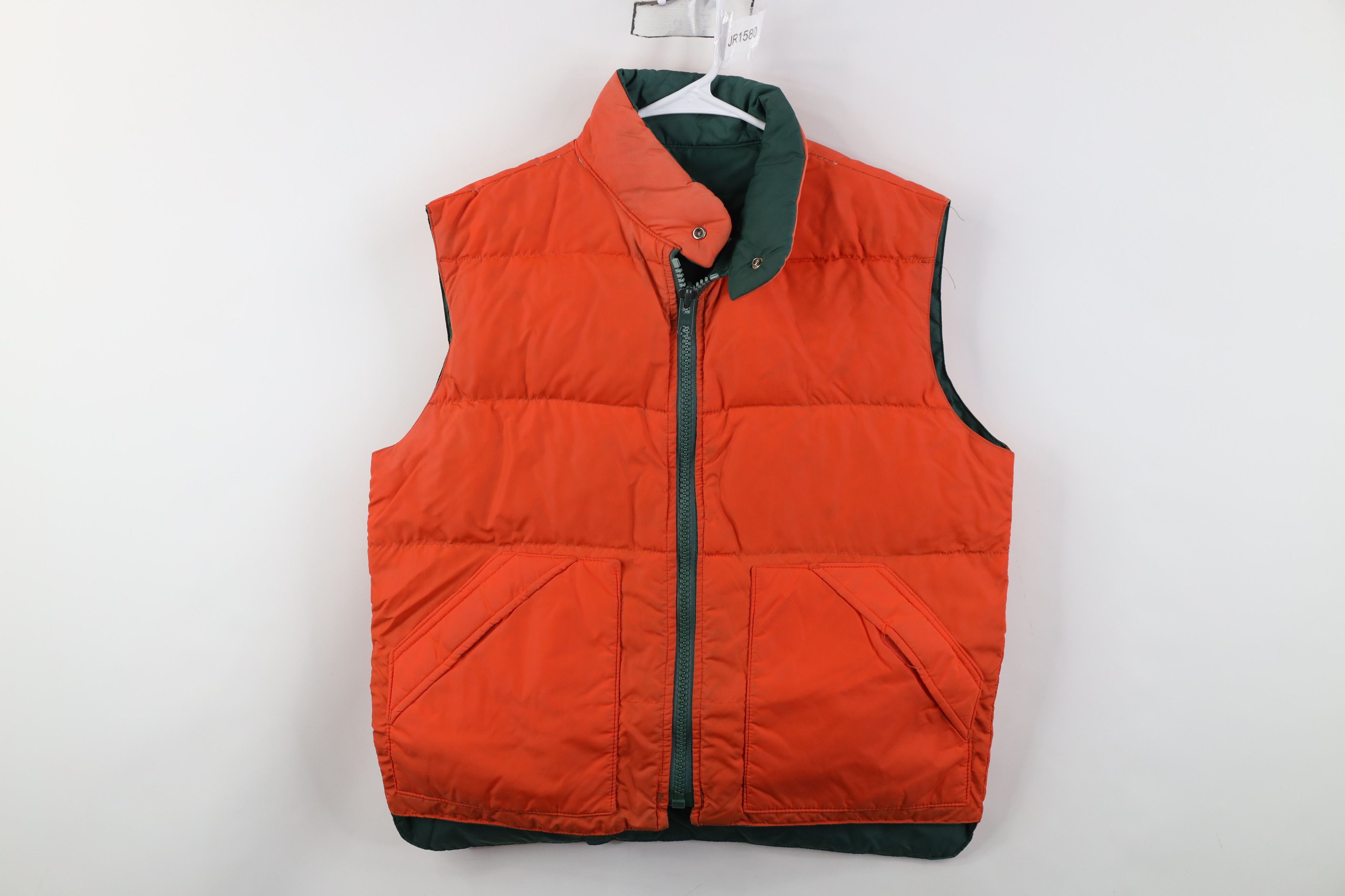 Vintage Vintage 70s Streetwear Reversible Duck Puffer Vest Jacket Size US M / EU 48-50 / 2 - 1 Thumbnail