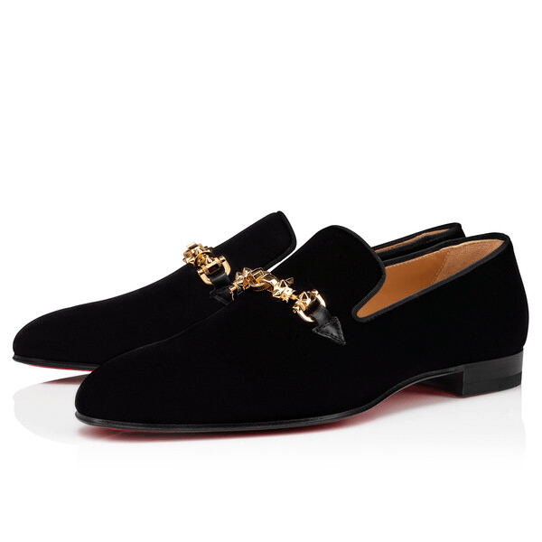 Christian Louboutin o1s1wg110125 Equiswing Leather Loafer in Black Size US 10 / EU 43 - 1 Thumbnail