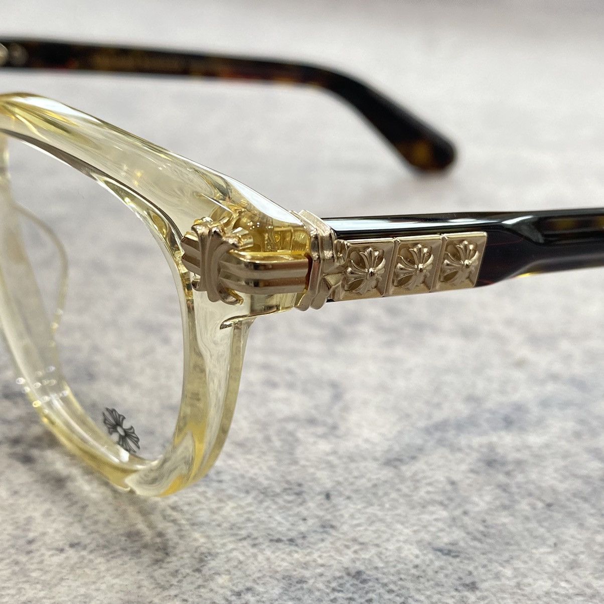Chrome Hearts CHROME HEARTS SMOKE SHOW Pale Ale-Dark Tortoise Size ONE SIZE - 2 Thumbnail