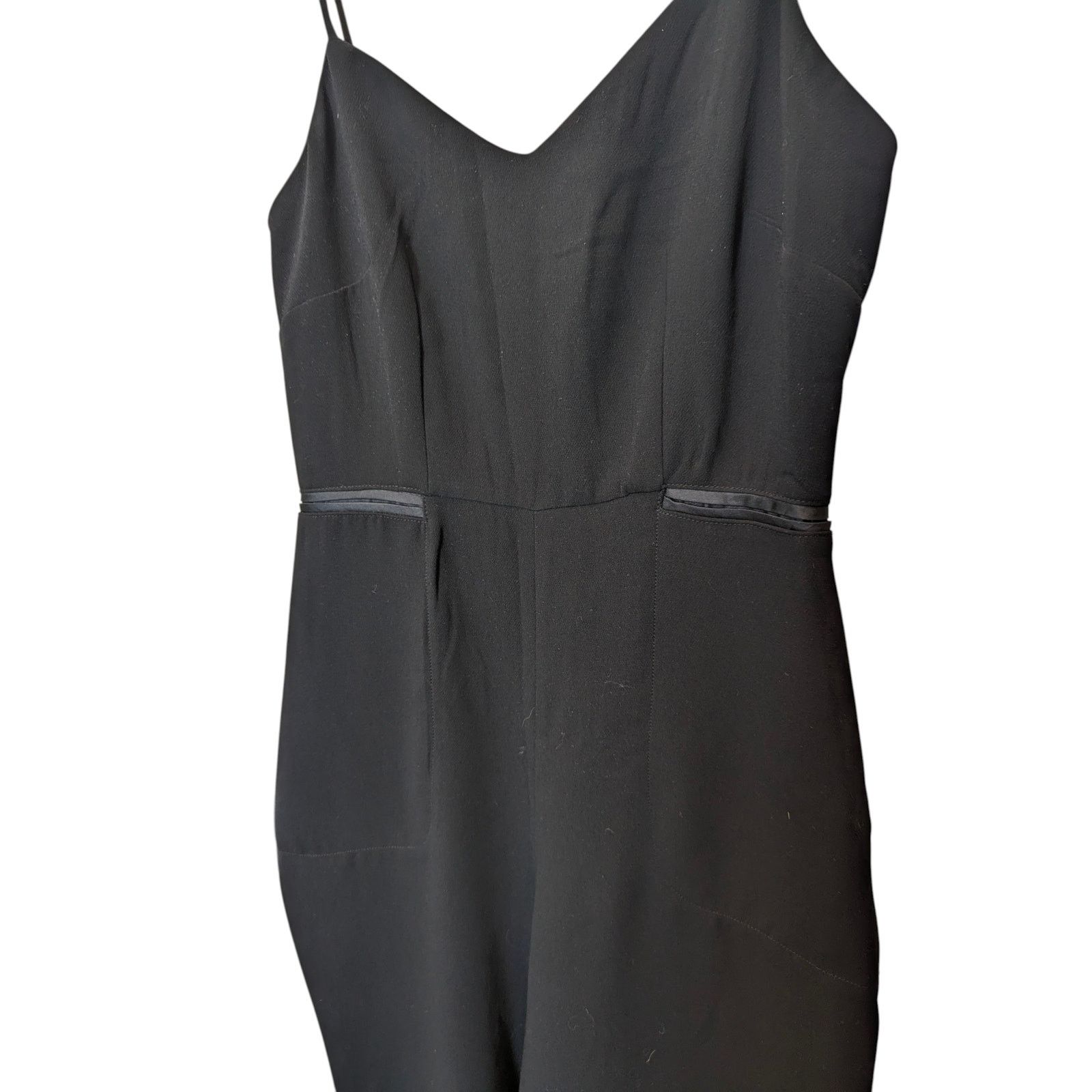 Anthropologie Anthropologie Maeve Magdalena Black Jumpsuit Size 6 Size 28" / US 6 / IT 42 - 6 Thumbnail