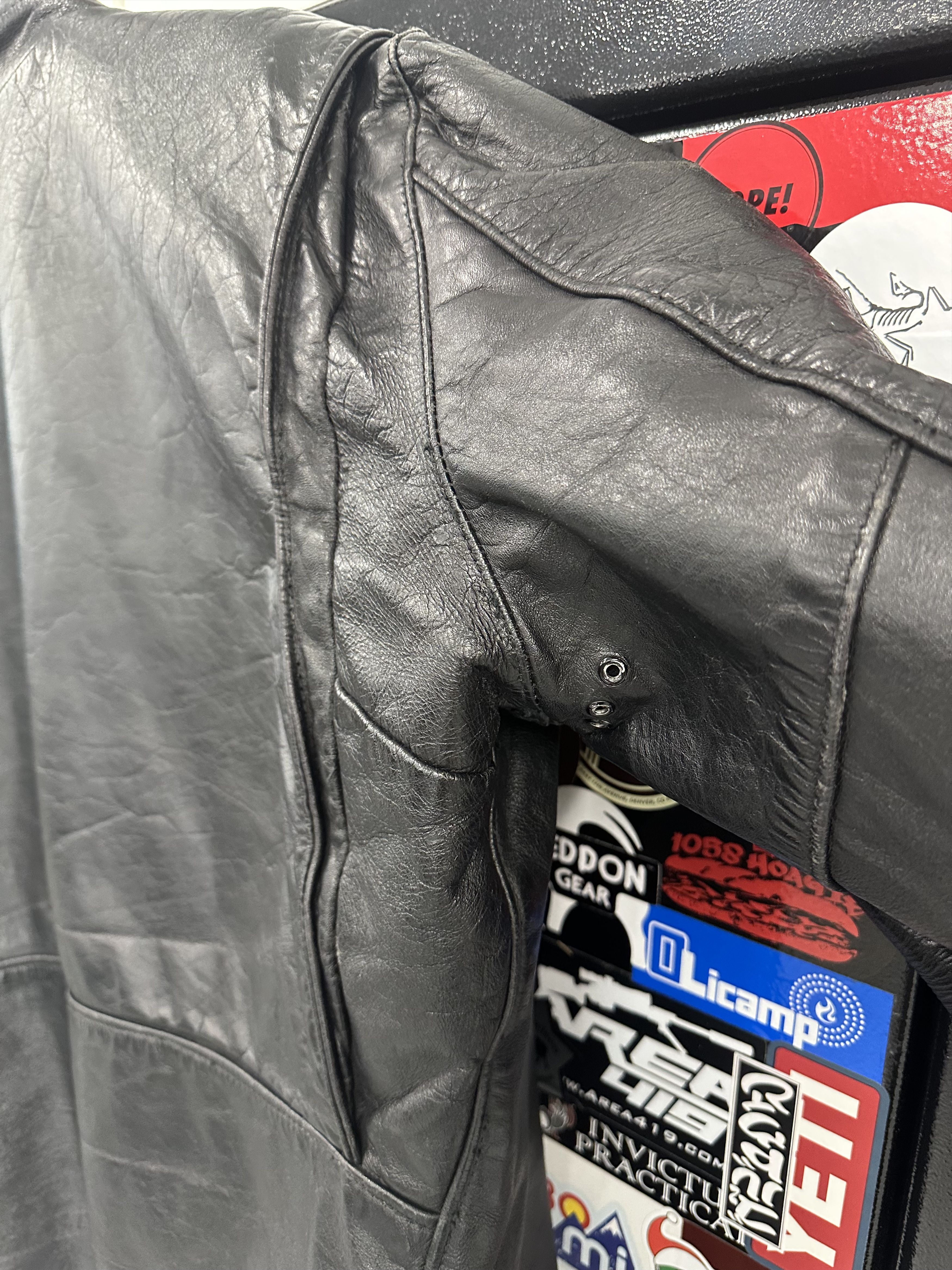 Buco Restored Vintage 1950's Reed Leather Moto Jacket Size US XL / EU 56 / 4 - 8 Thumbnail
