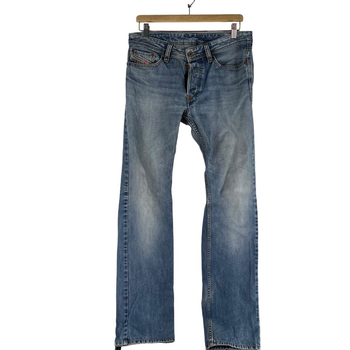 Diesel 🔥VINTAGE FLARE DENIM JEANS BOW CUT DIESEL INDUSTRY Size US 34 / EU 50 - 1 Thumbnail