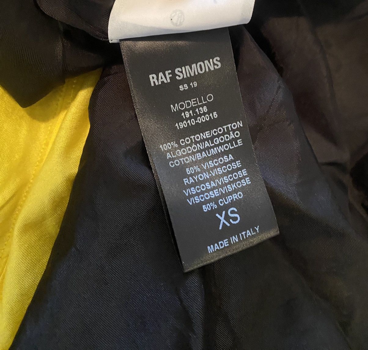 Raf Simons Raf Simon’s SS19 Lined Tee Shirt Size US L / EU 52-54 / 3 - 7 Thumbnail