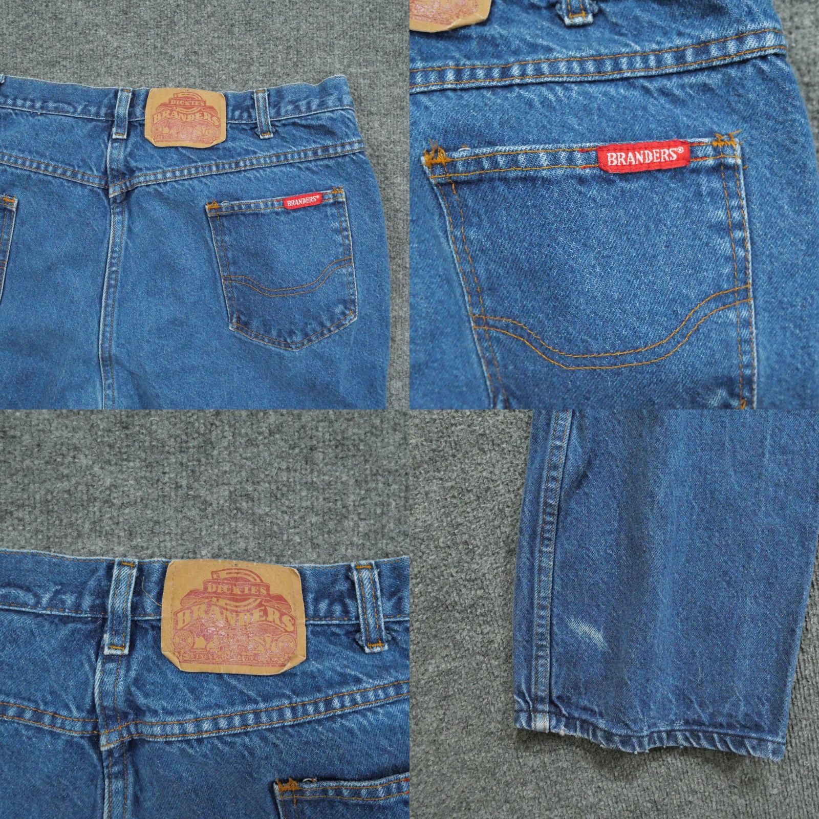 Dickies VINTAGE Dickies Jeans Mens 38x29 Blue Denim Pants 80s Jeans Mens 38 29 Blue Denim 80s Relaxed Straight Vintage Mens Blue Jeans - Branders 80s Size US 38 / EU 54 - 9 Thumbnail