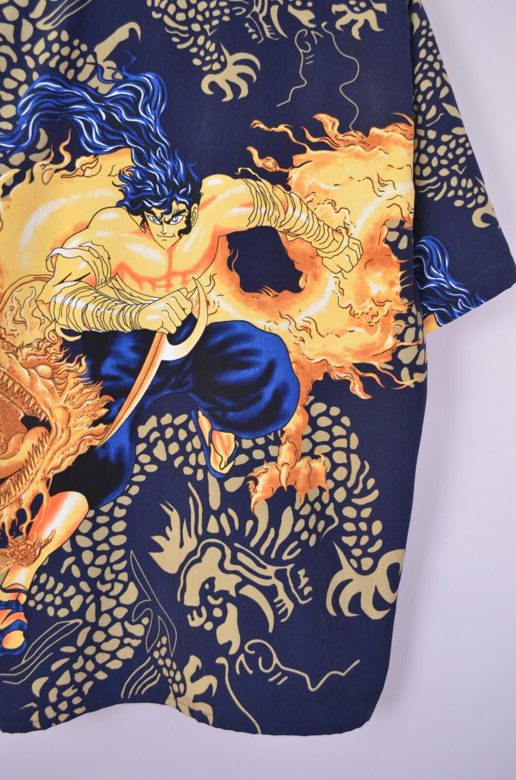 Designer Vintage Anime Samurai Warrior Japanese Shirt Size XL AOP 90s Size US XL / EU 56 / 4 - 9 Thumbnail