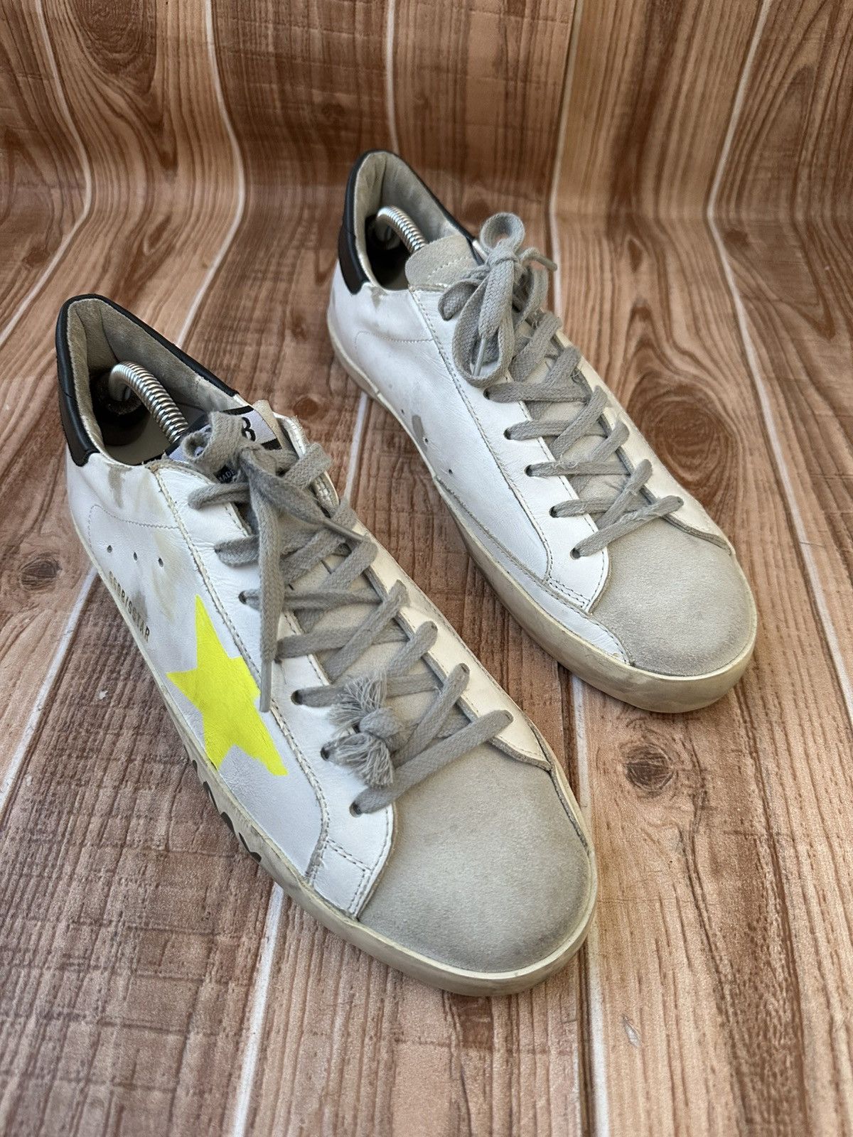 Golden Goose Golden Goose ‘Have a Golden Day’ White Leather/Suede Lowtops Size US 10 / EU 43 - 17 Thumbnail