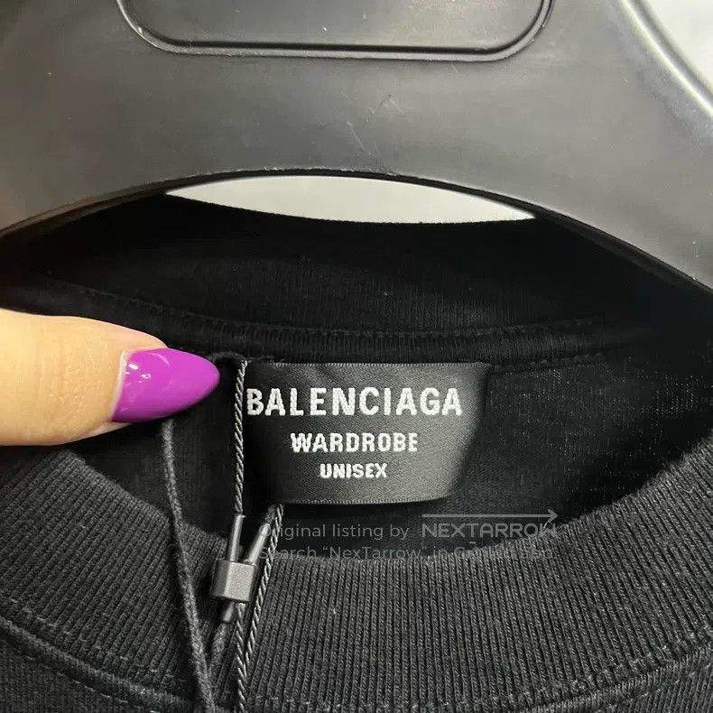 Balenciaga Balenciaga Black Mosaic Blurred Logo BB Letter Short Sleev Size US XS / EU 42 / 0 - 2 Thumbnail