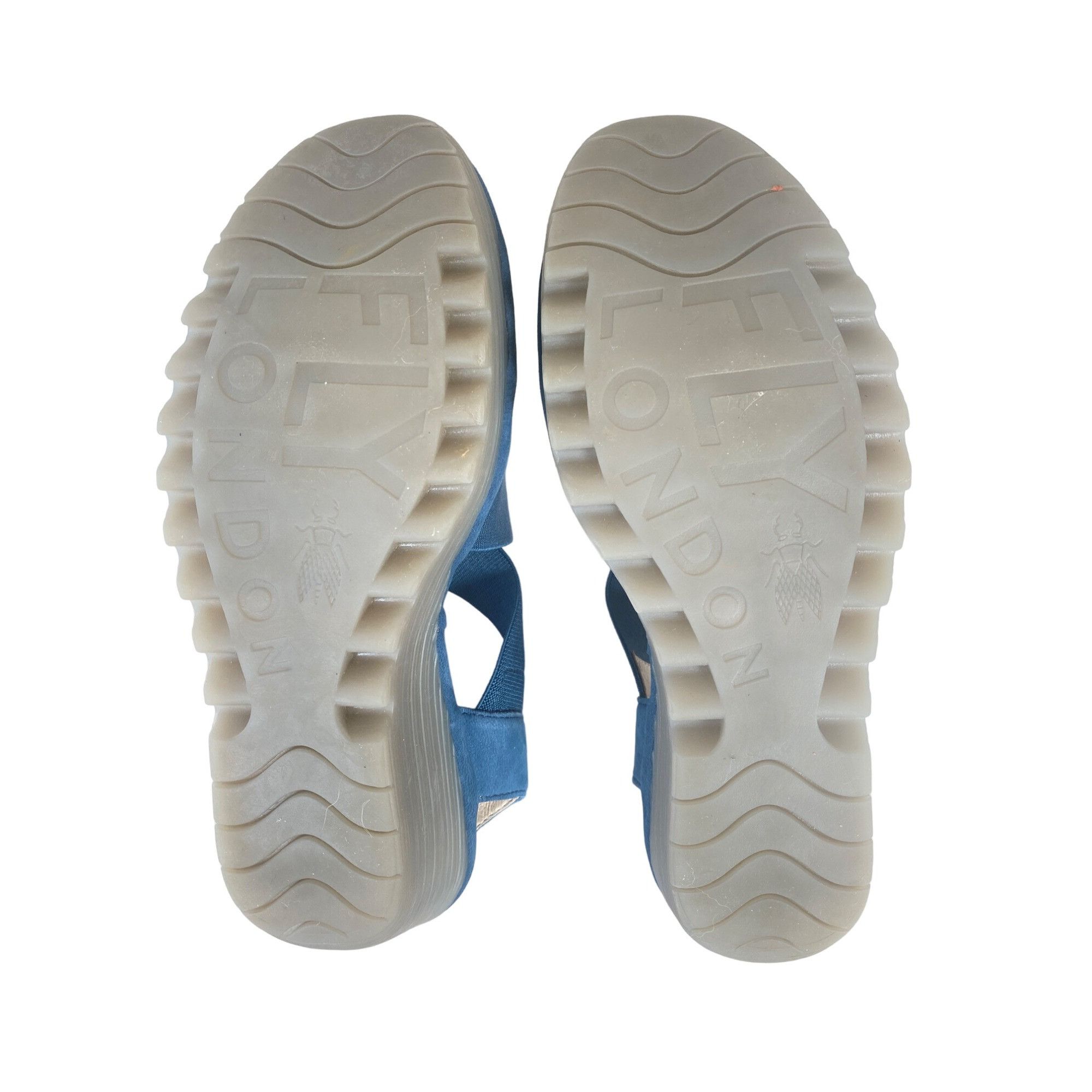Fly London Fly London Women's Yaji Wedge Sandal Blue Women's 41 US 10 Size US 10 / IT 40 - 6 Thumbnail