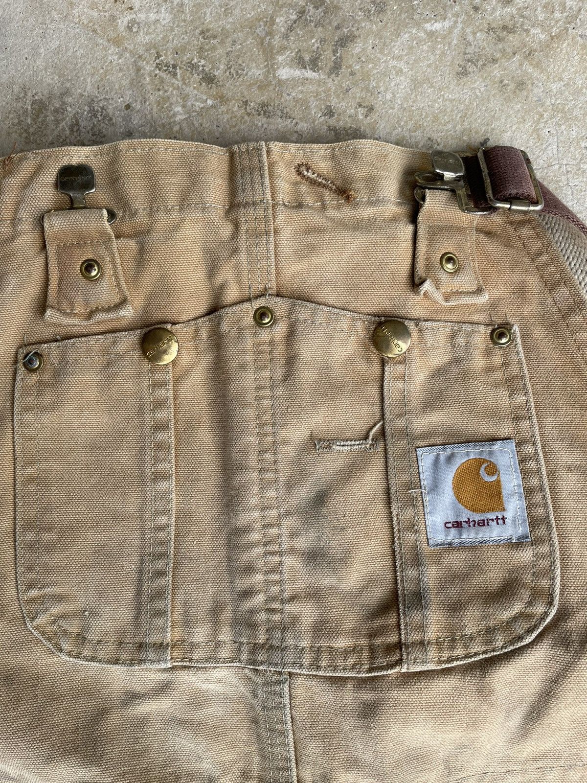 Carhartt Vintage 80s Carhartt Double Knee Pant Overalls Jumpsuits Size US 34 / EU 50 - 4 Thumbnail
