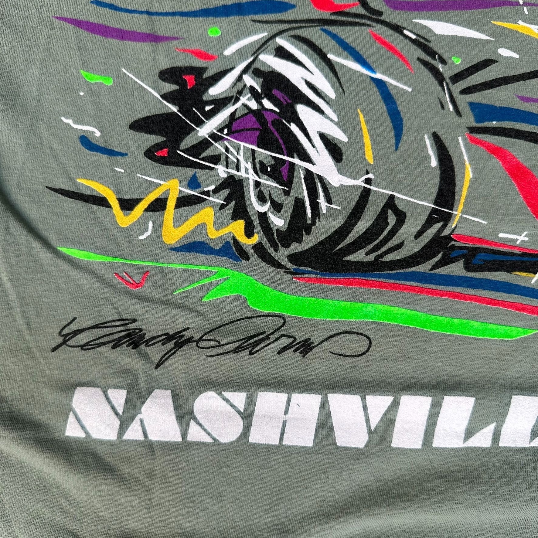 Fruit Of The Loom Nashville Music City Grand Prix 2022 Indy Car T-Shirt Abstra Size US L / EU 52-54 / 3 - 3 Thumbnail