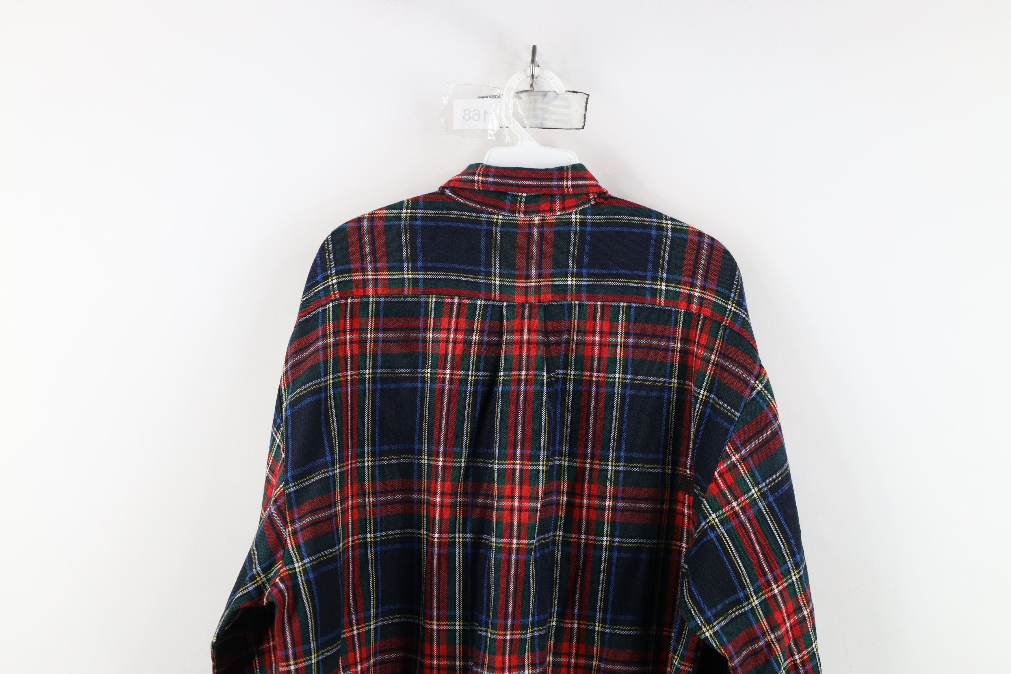 Vintage Vintage 90s Streetwear Distressed Knit Collared Button Shirt Size US L / EU 52-54 / 3 - 12 Thumbnail