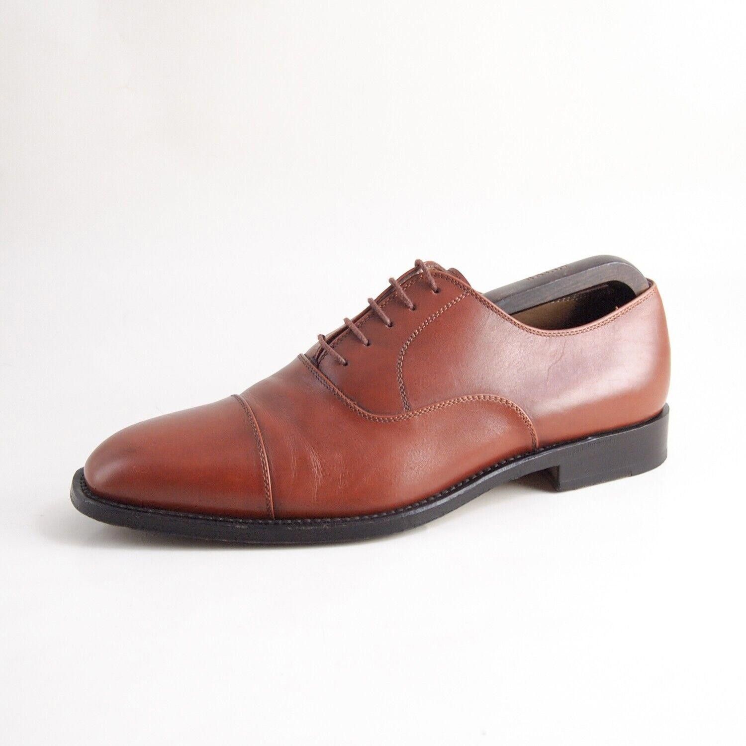 Ermenegildo Zegna Zegna Cap Toe Oxfords Saddle Brown Leather EU 42.5 US 9.5 Size US 9.5 / EU 42-43 - 1 Thumbnail