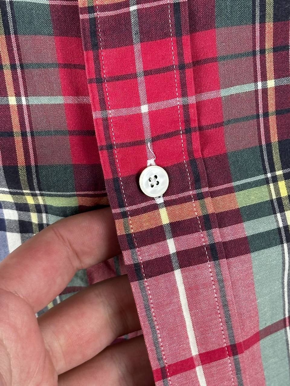 Polo Ralph Lauren Vintage Polo Ralph Lauren Plaid Short Sleeve Shirt Size US M / EU 48-50 / 2 - 9 Thumbnail