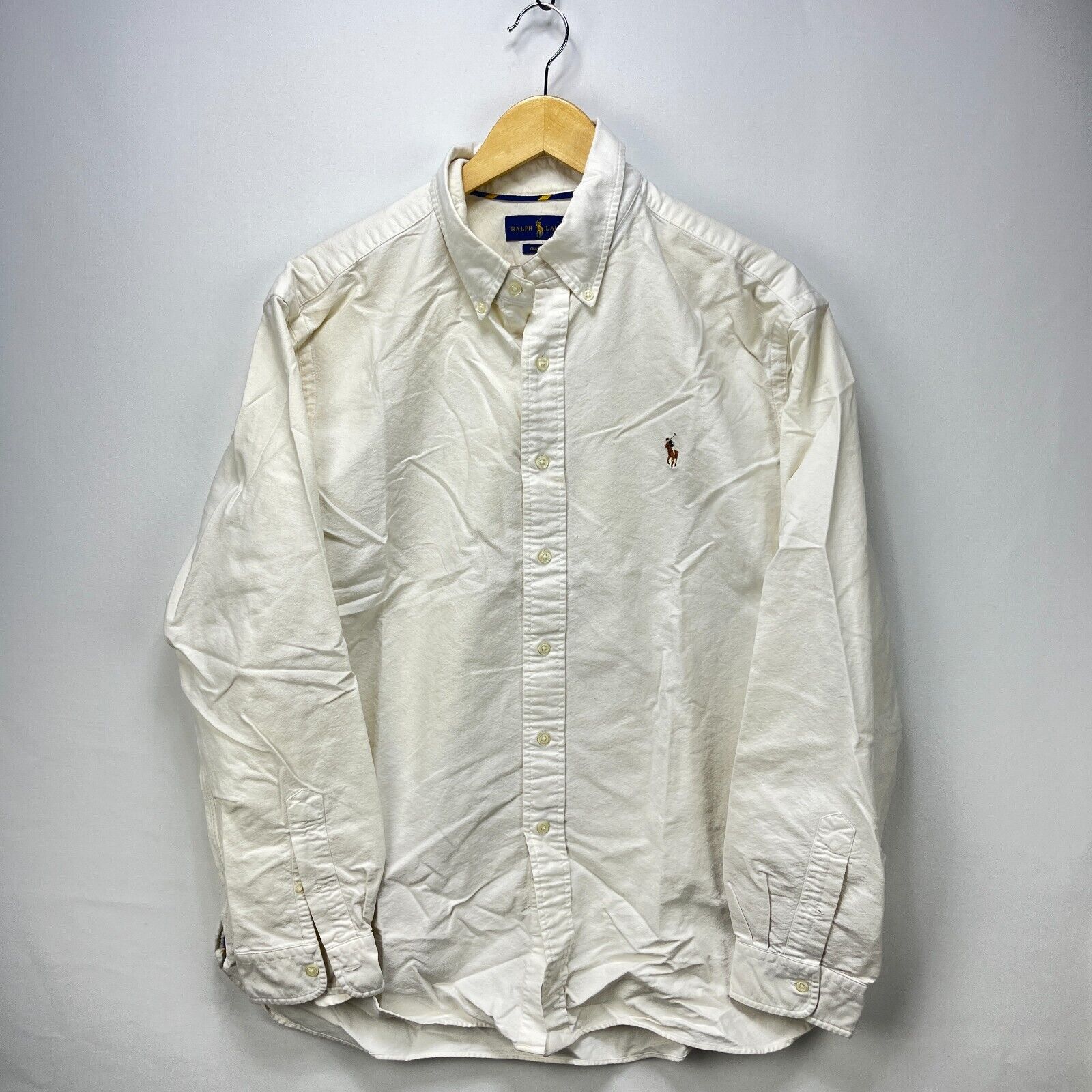 Polo Ralph Lauren × Vintage Vintage Polo Ralph Lauren Long Sleeve Buttonup Shirt XL Pony Size US XL / EU 56 / 4 - 1 Thumbnail