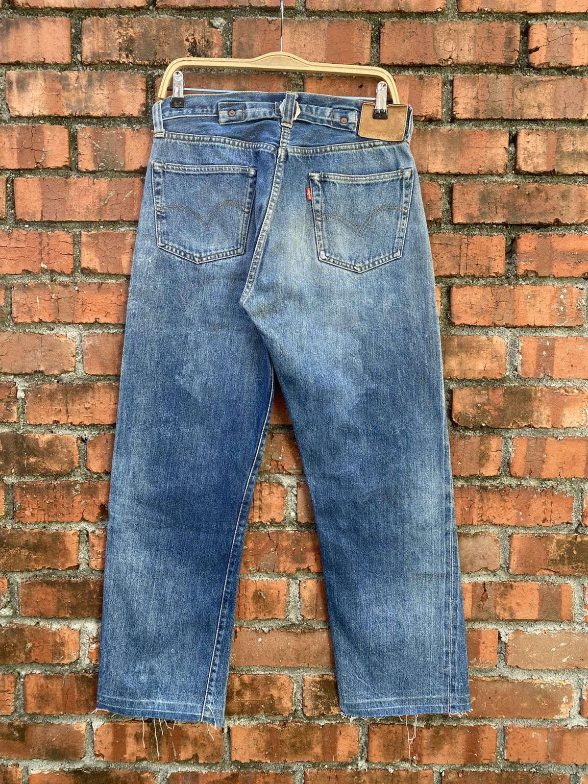 Levi's Vintage Clothing W31x28 Vintage levi's 201xx buckle back redline cut off bigE Size US 31 - 2 Thumbnail