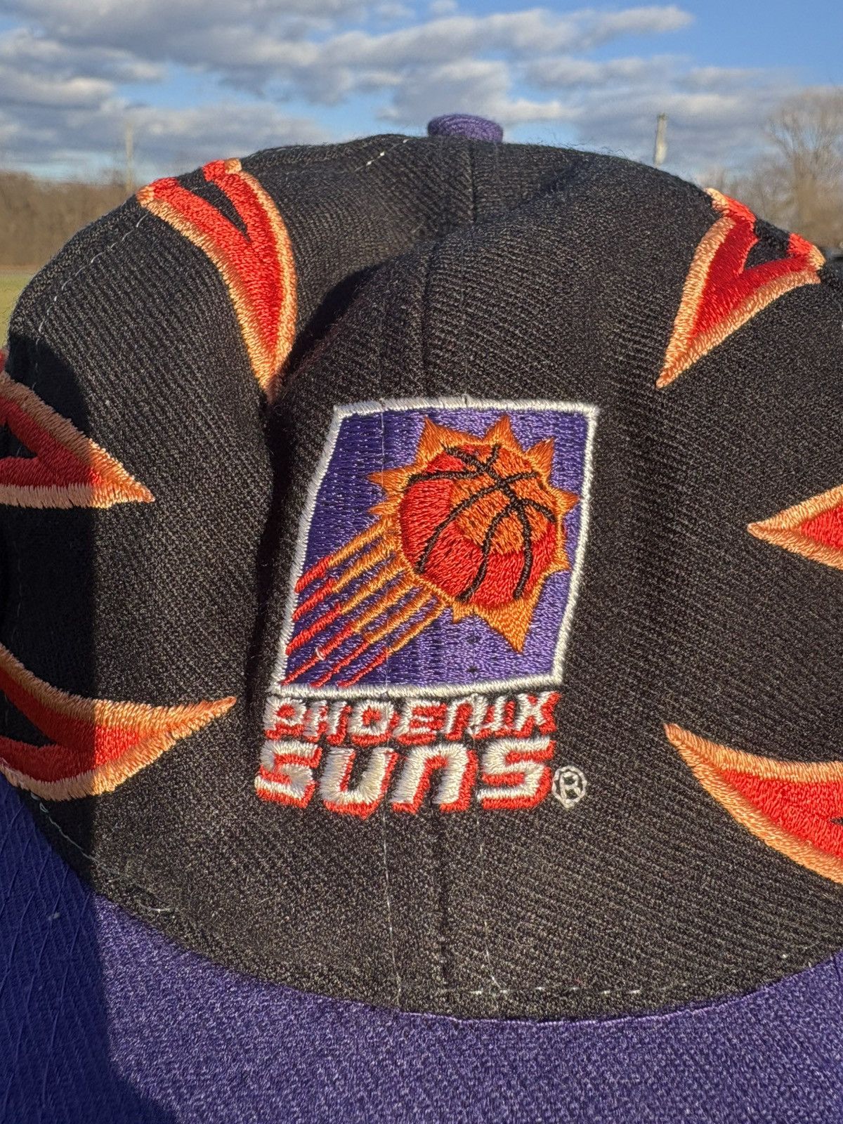 Drew Pearson Phoenix Suns NBA VTG 90s Drew Pearson Claw Snapback Hat Cap Size ONE SIZE - 4 Thumbnail