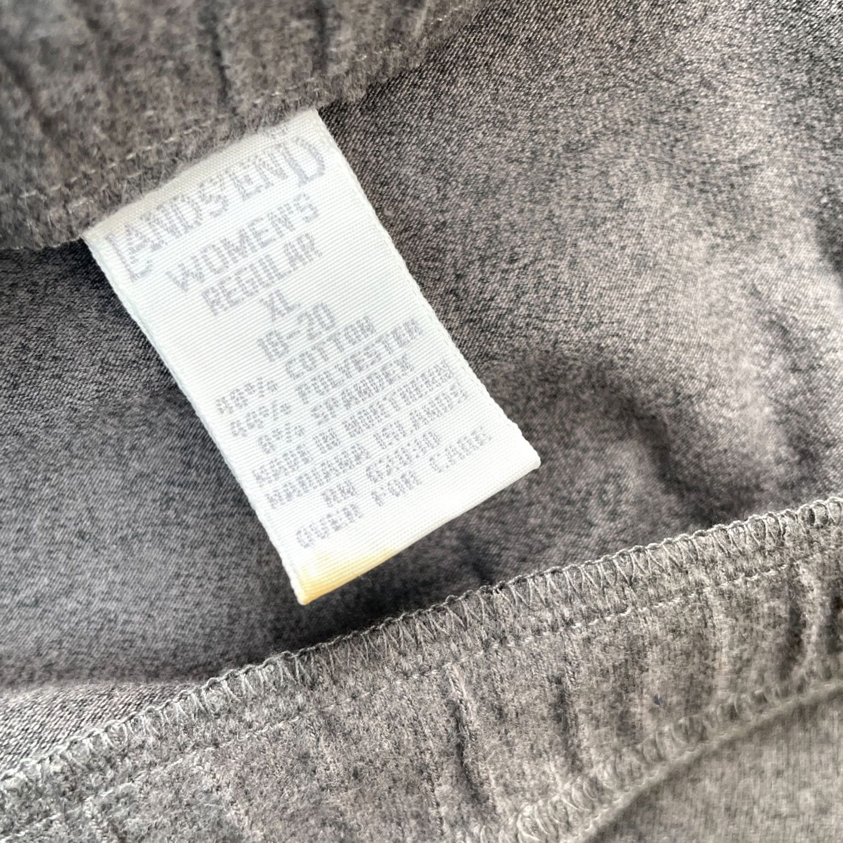 Lands' End VINTAGE Lands End Skirt Womens Extra Large Gray Straight And Pencil Long Cotton Size 40" / US 18 - 3 Thumbnail