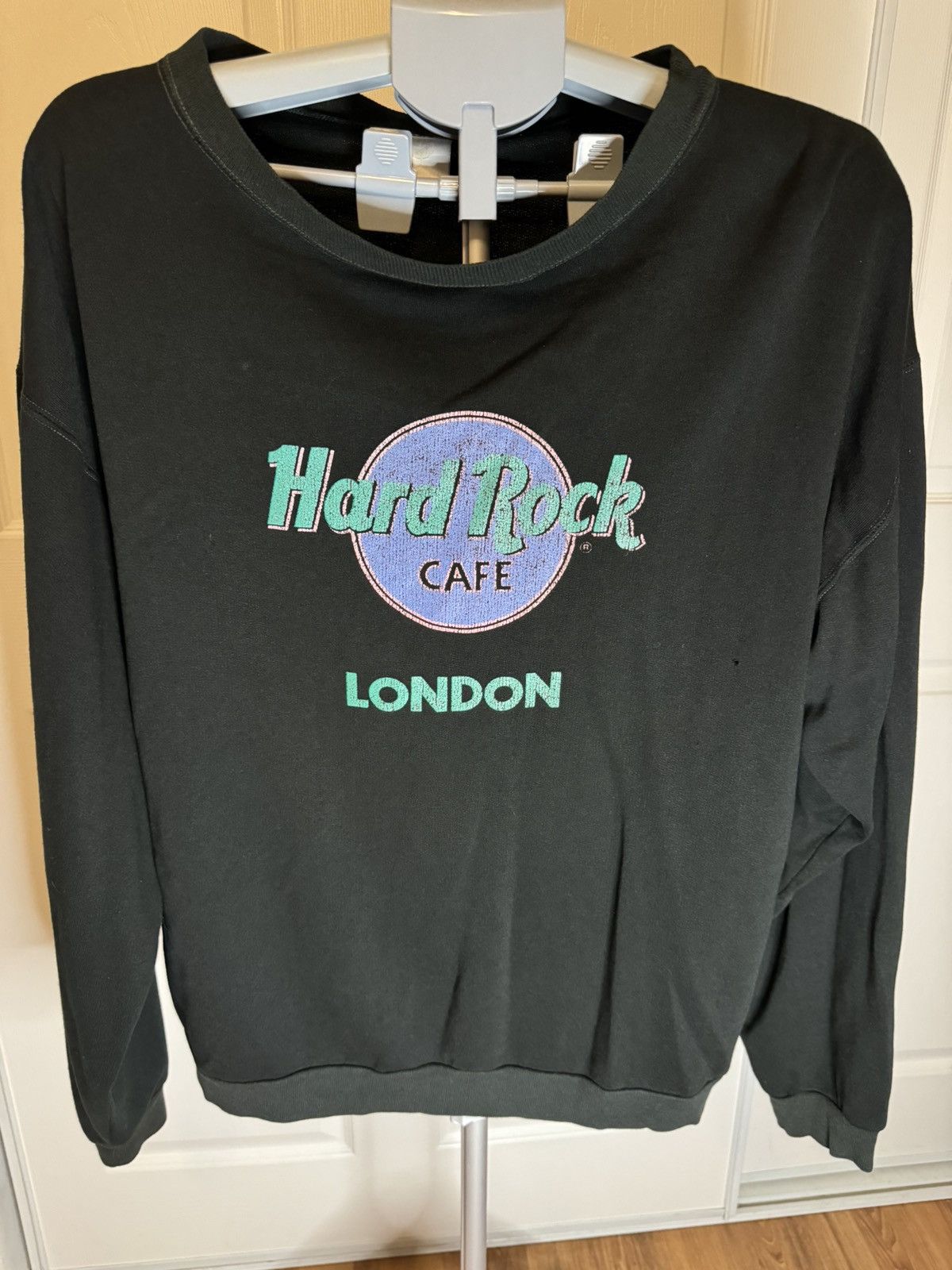 Hard Rock Cafe × Vintage Vintage Hard Rock Cafe London Crewneck Sweatshirt Size US XL / EU 56 / 4 - 1 Thumbnail