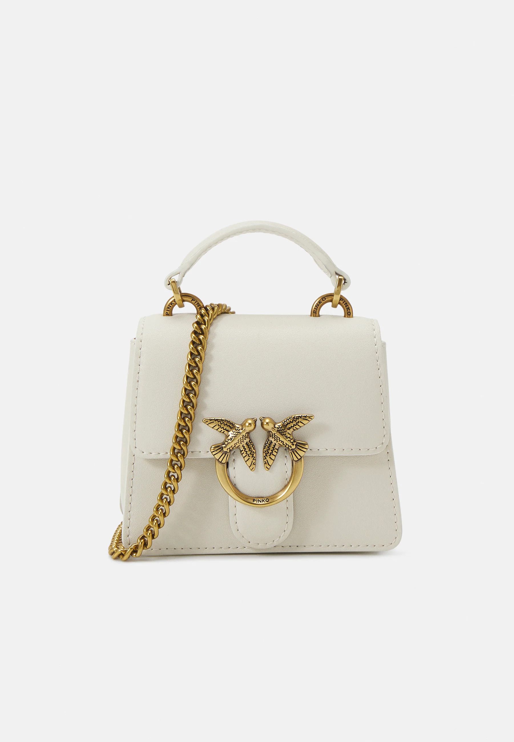 Pinko o1s22i1n0824 Size: OS / Top Handle Mini Light Bag in White Size ONE SIZE - 1 Thumbnail