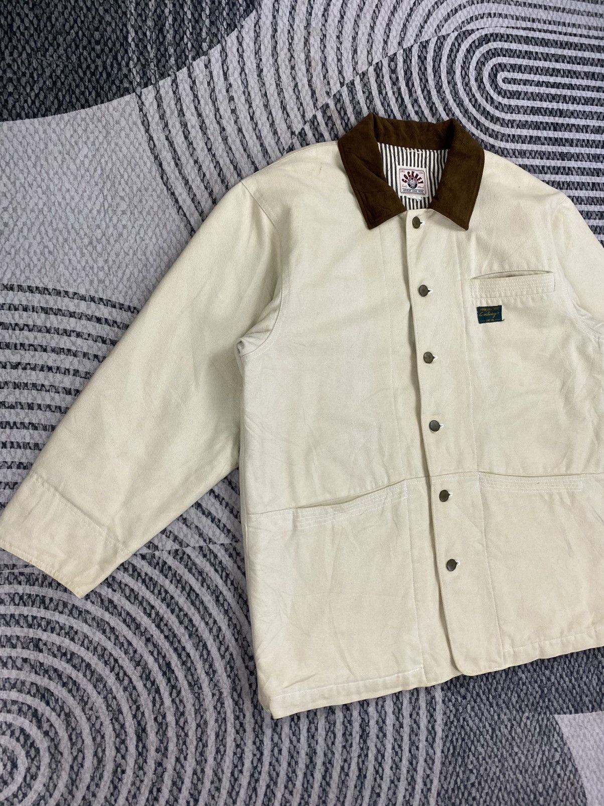 Vintage 🔥Vintae 80s COCKNEY Union Made Workwear Chore Jacket Size US M / EU 48-50 / 2 - 3 Thumbnail