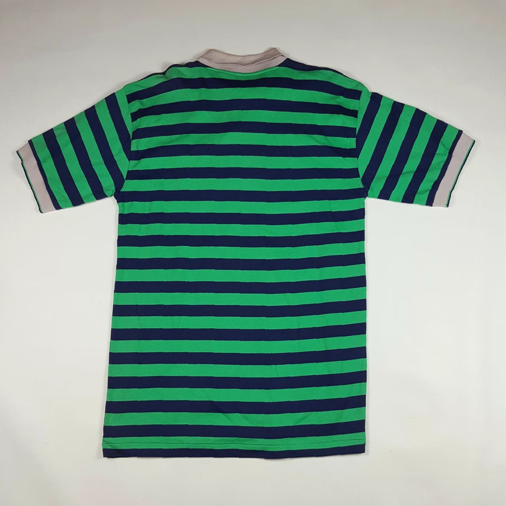 Vintage VINTAGE Baja Sportswear Polo Shirt Men Green Striped Short Sleeve Collared Cactus 90s Polo Shirt Large Size US L / EU 52-54 / 3 - 7 Thumbnail