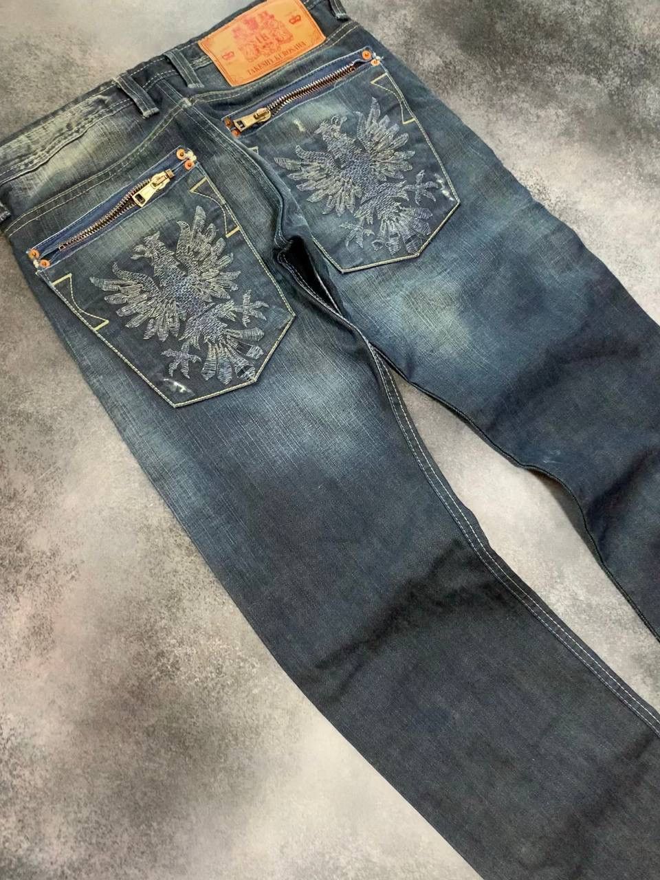 Japanese Brand × Takeshy Kurosawa × Vintage Takeshy Kurosawa Distressed Denim Jeans Japanese Style Size US 30 / EU 46 - 2 Thumbnail