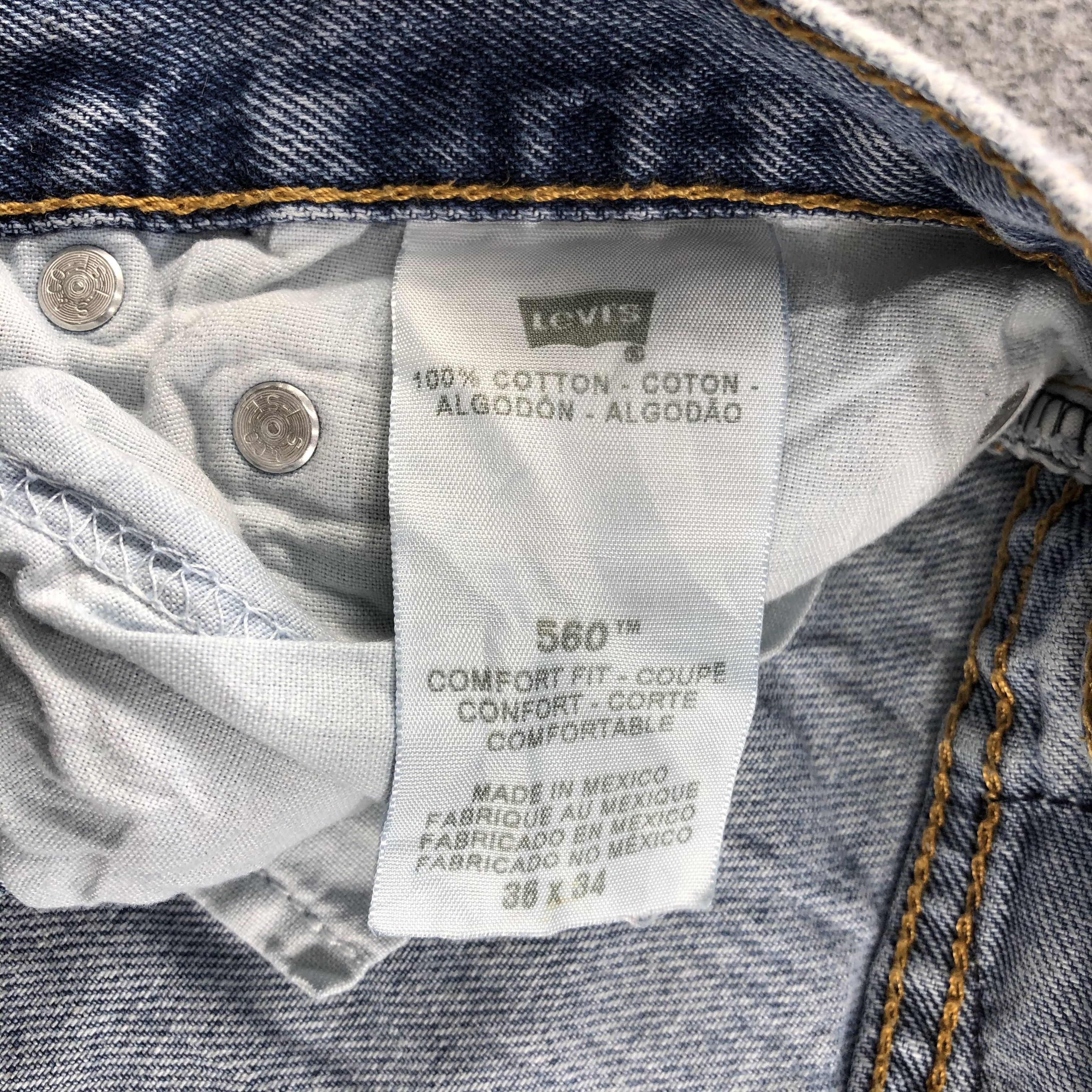 Levi's × Vintage Vintage Levis Jeans Lot 560-JM820 Size US 36 / EU 52 - 10 Thumbnail