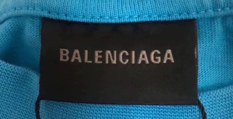 Balenciaga Balenciaga Lake blue cola short sleeve T-shirt distinguish Size US M / EU 48-50 / 2 - 4 Thumbnail