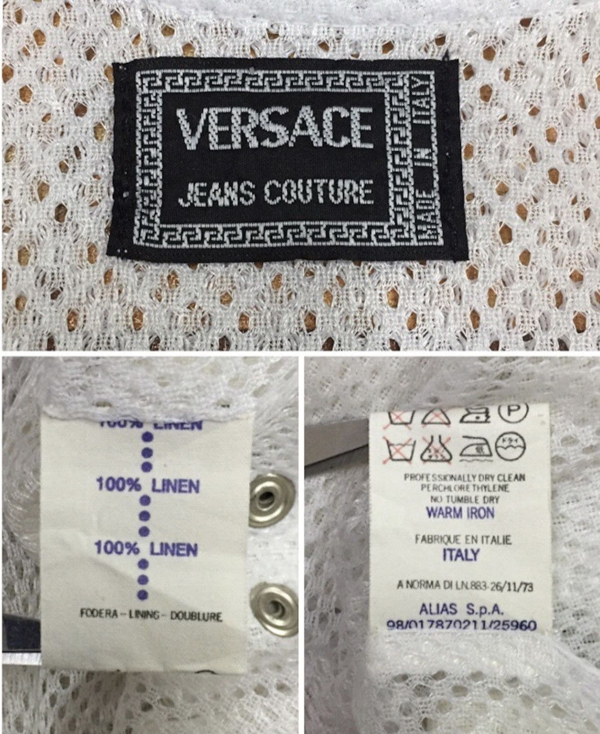 Versace VINTAGE GIANNI VERSACE MEDUSA LOGO LUXURY VEST JACKET Size US L / EU 52-54 / 3 - 5 Thumbnail
