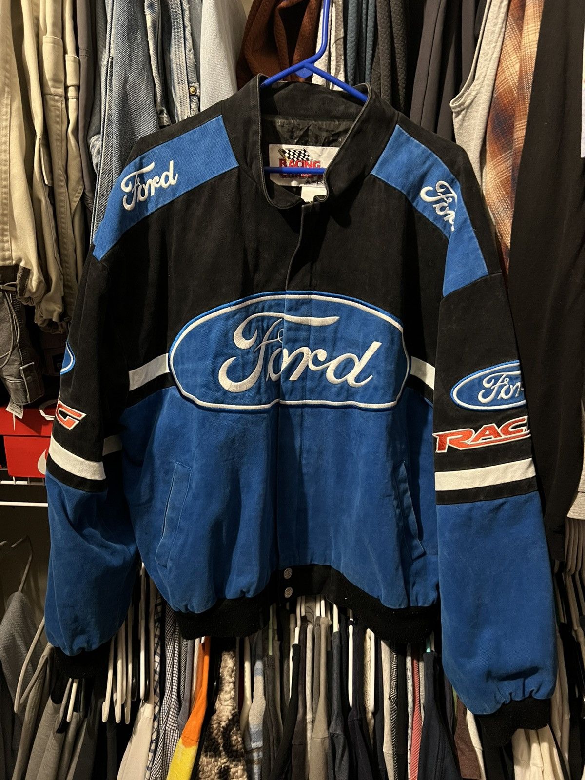 90s Ford レーシングジャケット racing jacket 表記Sサイズ Vintage Ford Racing Jacket | Grailed