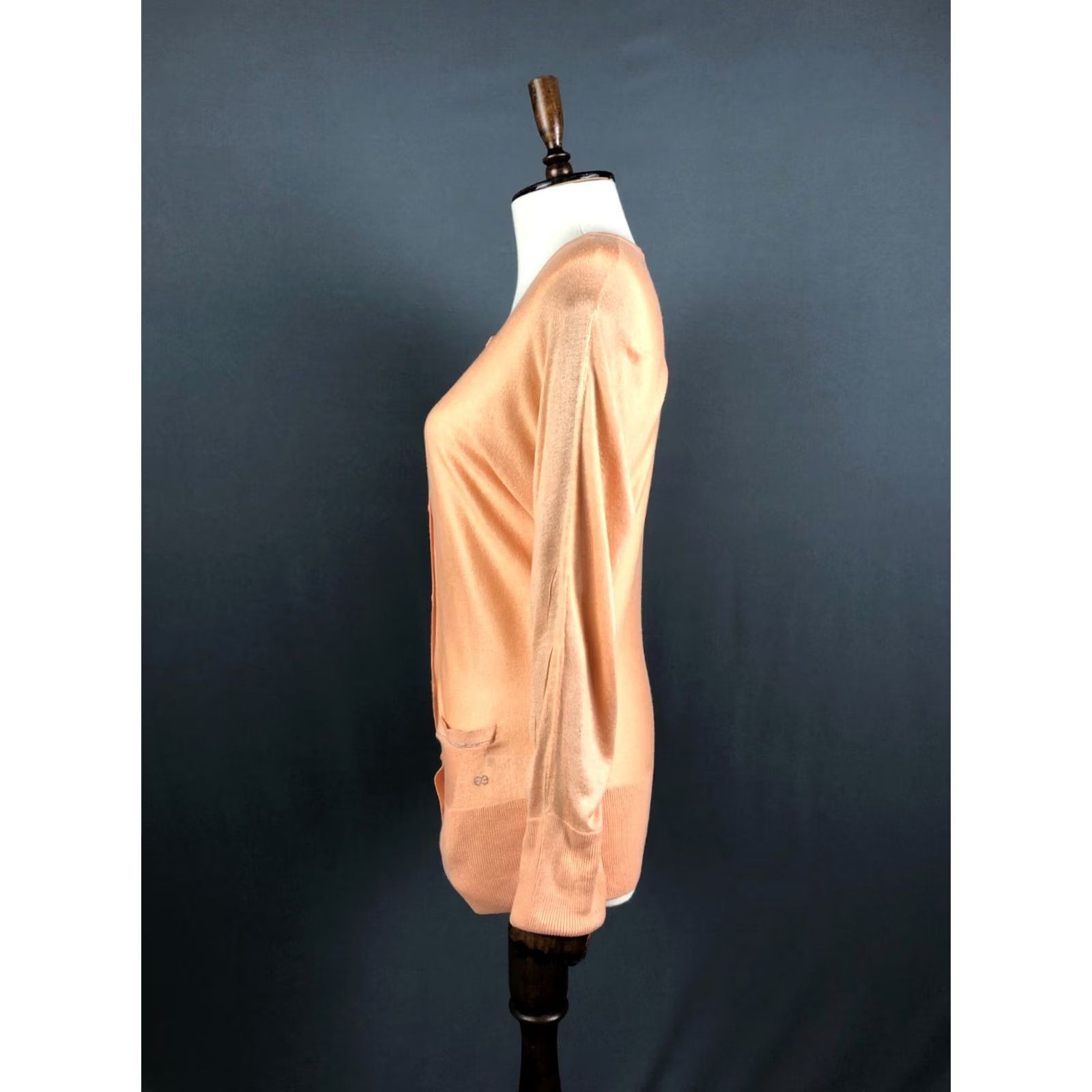 Escada VINTAGE ESCADA Cardigan Womens S Orange Women Size Viscose Lightweight Size S / US 4 / IT 40 - 2 Thumbnail