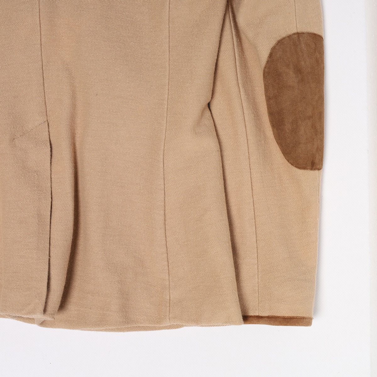 Ralph Lauren Ralph Lauren Beige Cotton Blazer Jacket Elbow Patch Size M / US 6-8 / IT 42-44 - 10 Thumbnail