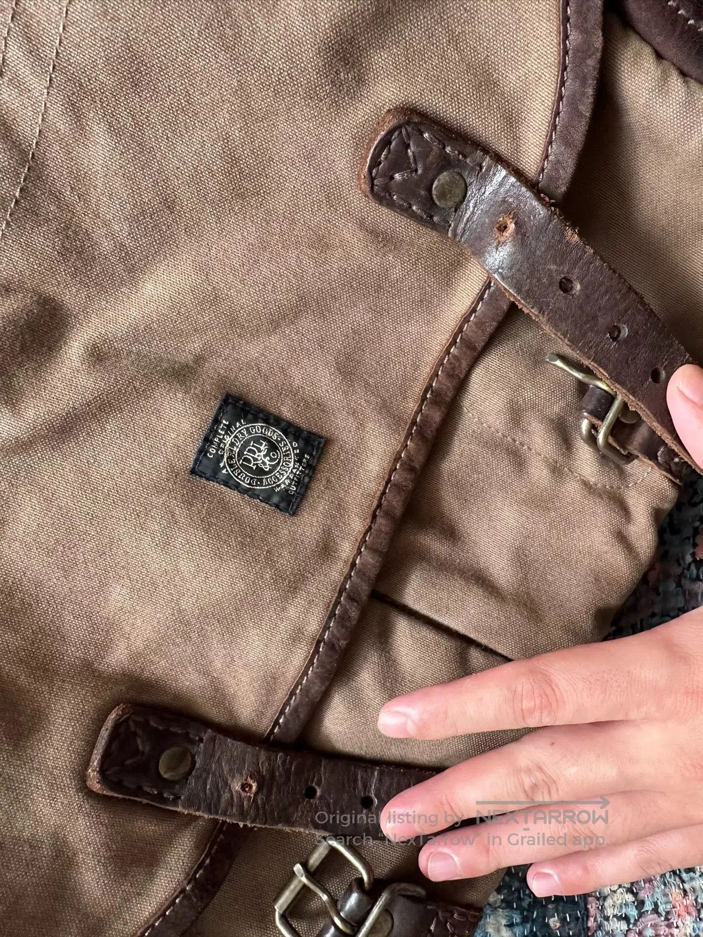 RRL Ralph Lauren rrl messenger bag with shoulder strap. Size ONE SIZE - 9 Thumbnail