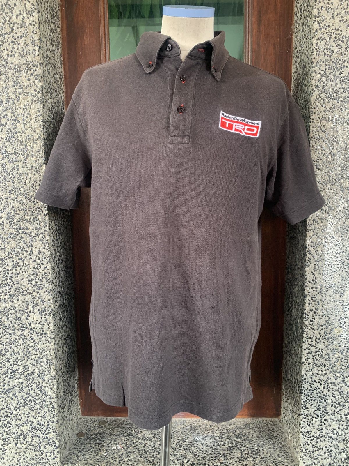 Vintage Vintage 90s Toyota TRD Racing Development Polo Shirt Size US L / EU 52-54 / 3 - 1 Thumbnail