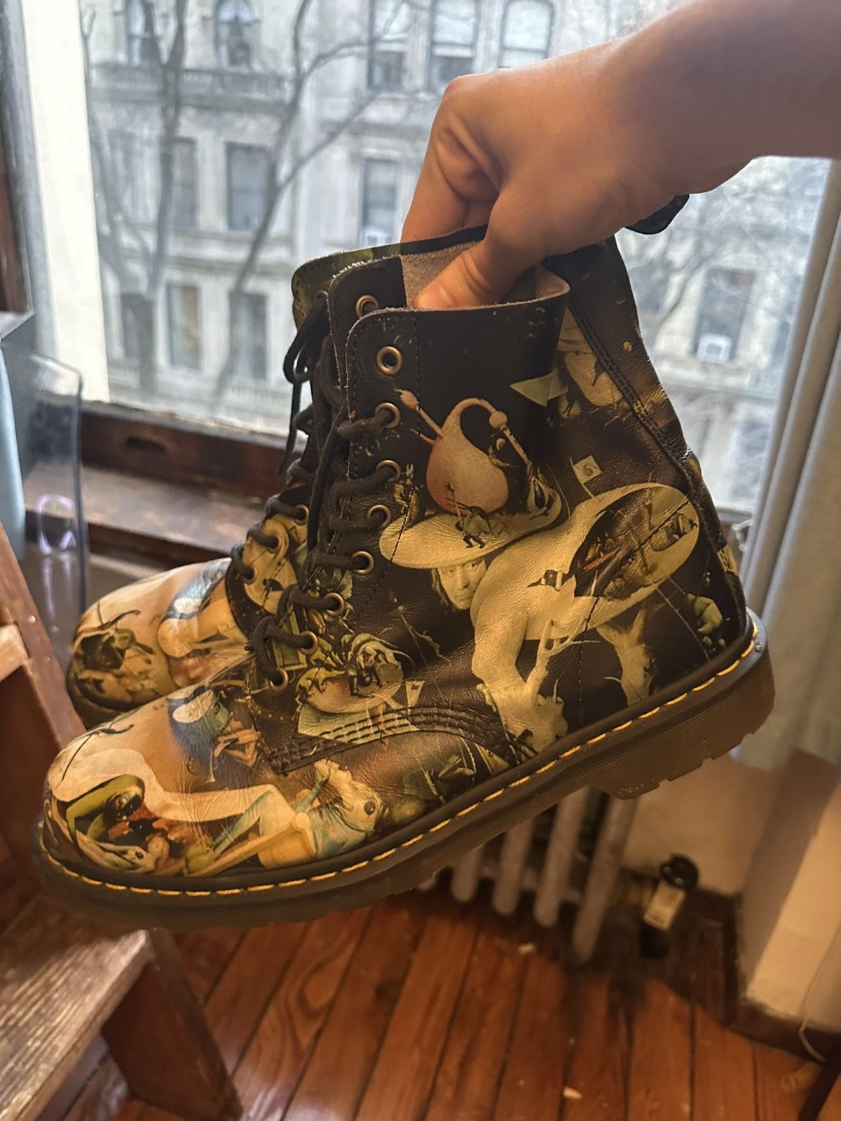 Dr. Martens Dr Martens Bosch heaven hell pascal Garden of earthly artist Size US 14 / EU 47 - 3 Thumbnail