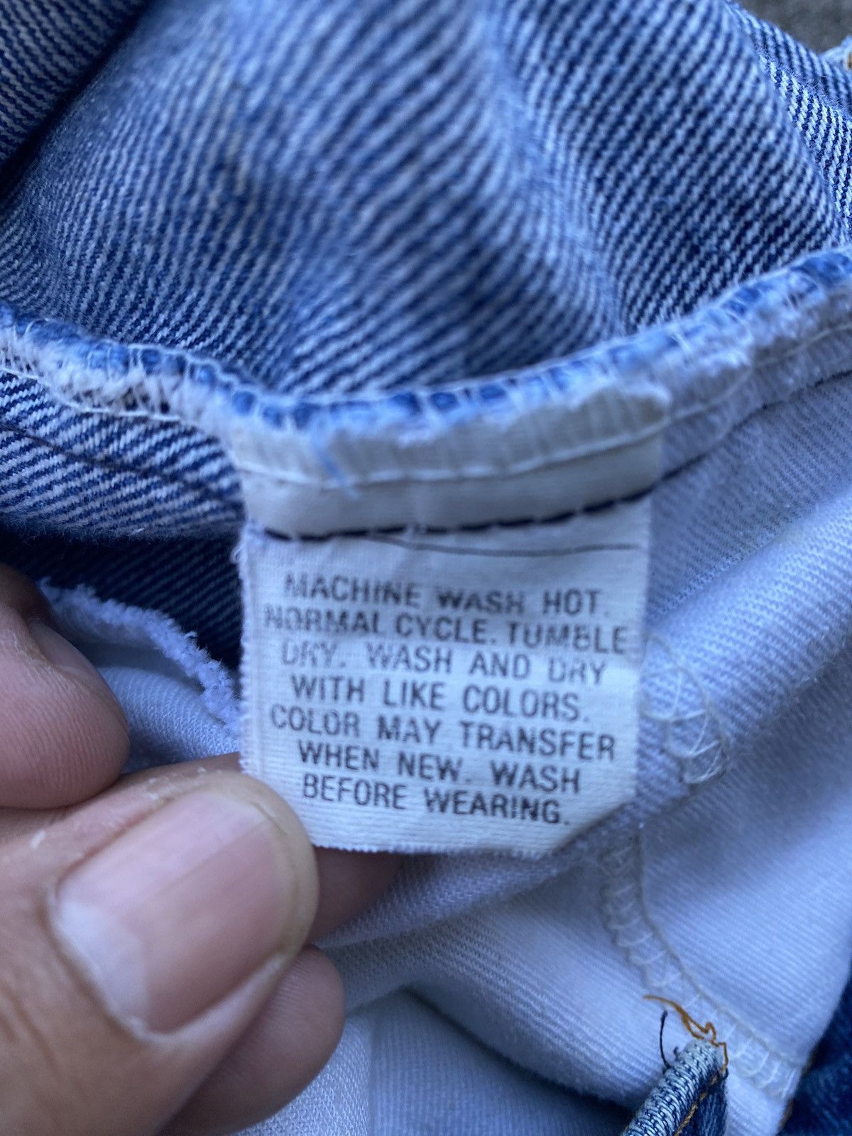 Levi's 90s Vintage Levis 505 Orange Tab Zipper Size US 34 / EU 50 - 11 Thumbnail