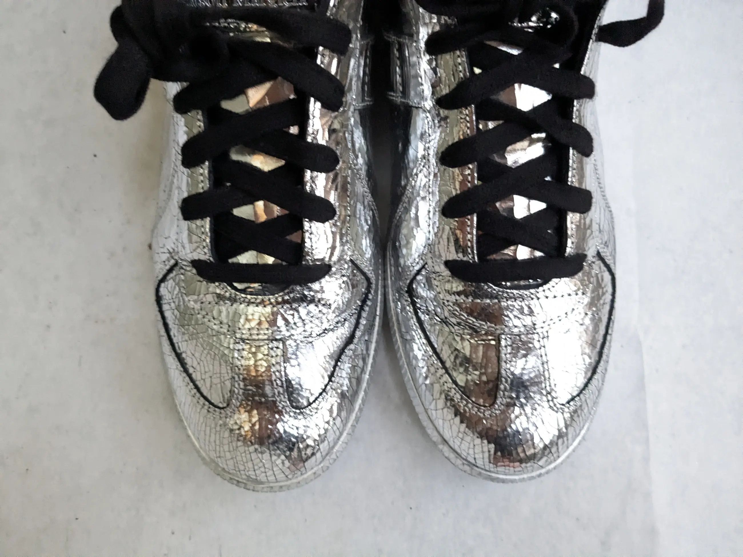 Maison Margiela Maison Margiela Replica GAT Silver 10 43 Low Tops Black Size US 10 / EU 43 - 3 Thumbnail