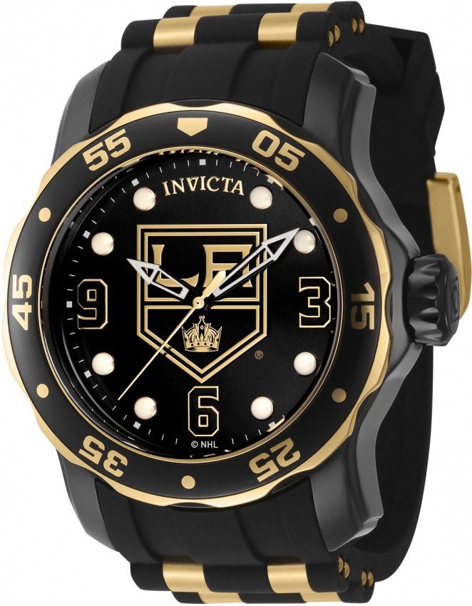 Invicta × NHL NHL Los Angeles Kings Quartz Black Dial Men's Watch Size ONE SIZE - 1 Thumbnail
