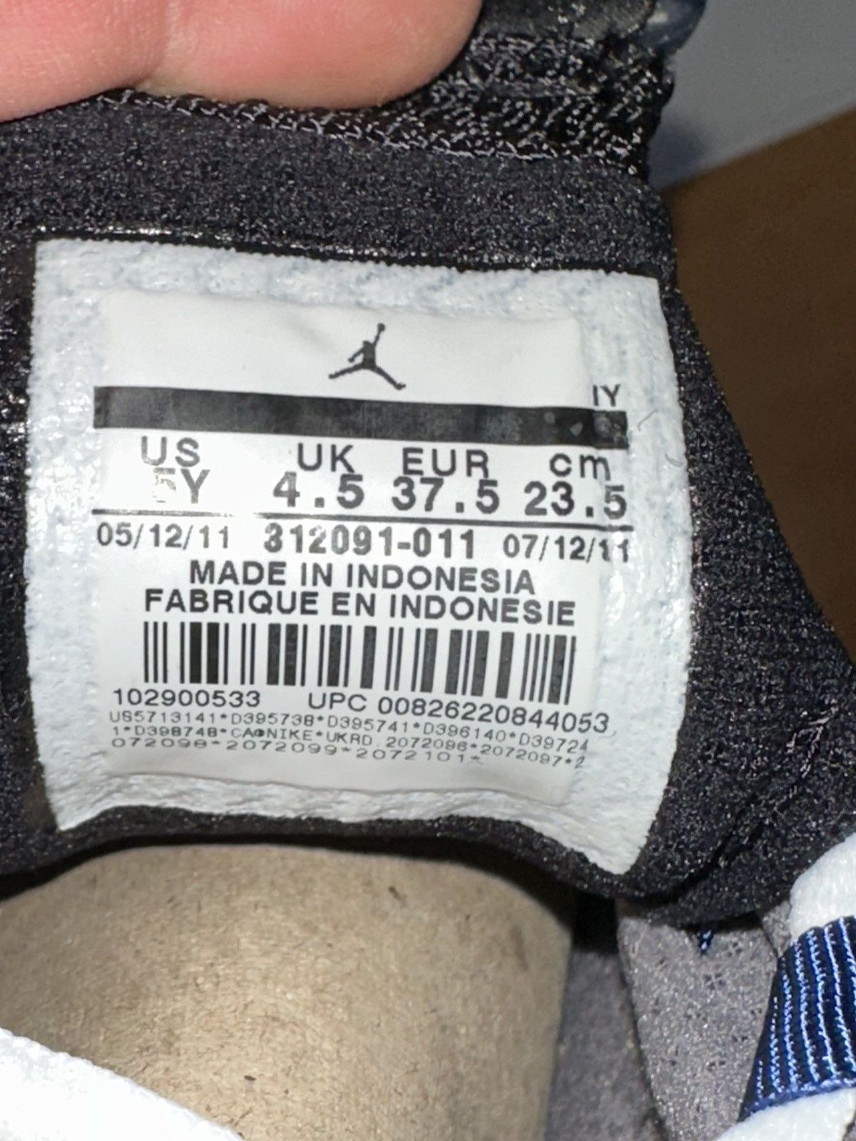 Jordan Brand DS Jordan 14 Retro “Graphite” Size US 5 / EU 37 - 7 Thumbnail