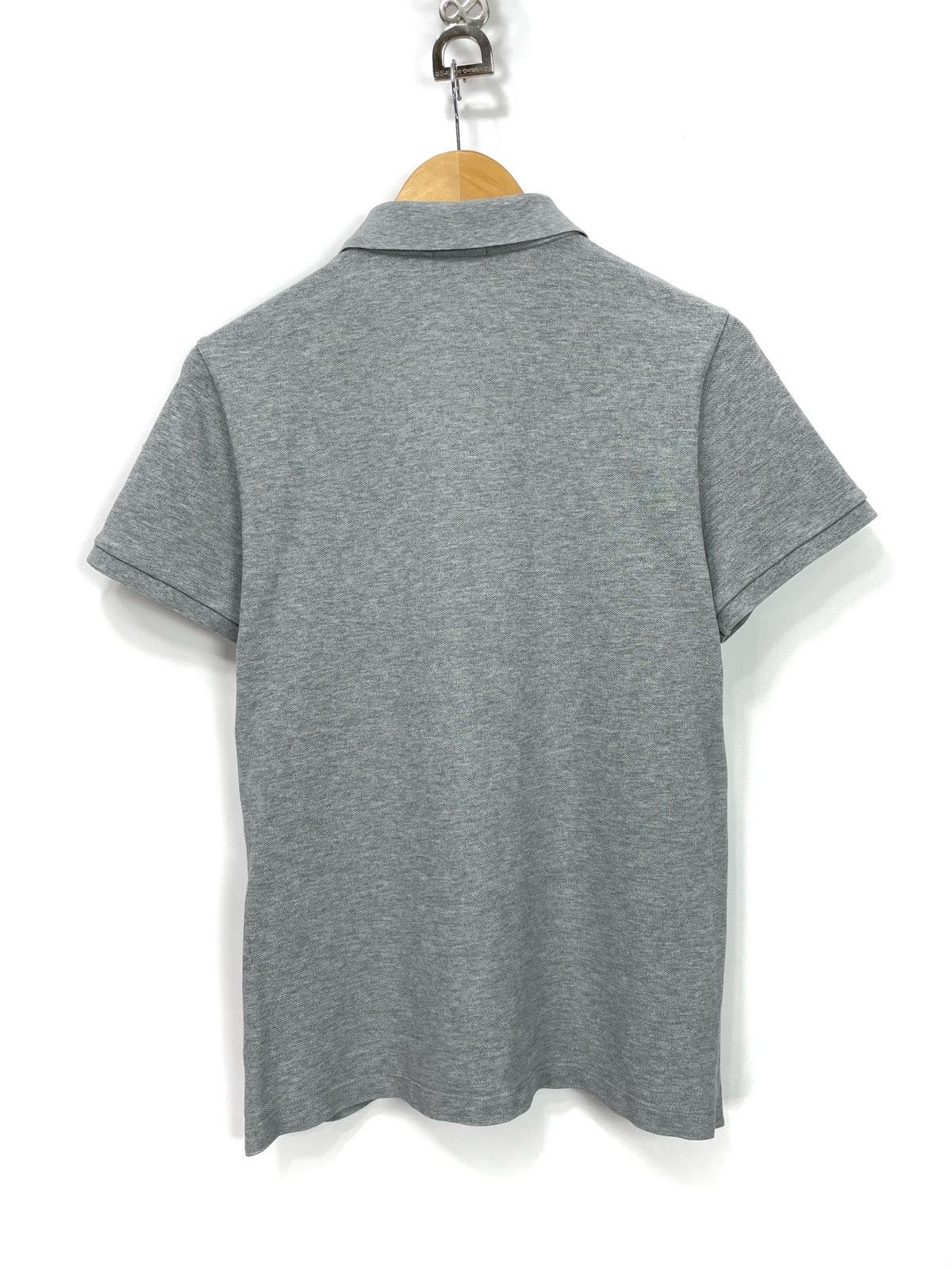 Moncler Moncler Maglia Polo Manica Corta Grey Logo T-Shirt – Size M Size US M / EU 48-50 / 2 - 3 Thumbnail