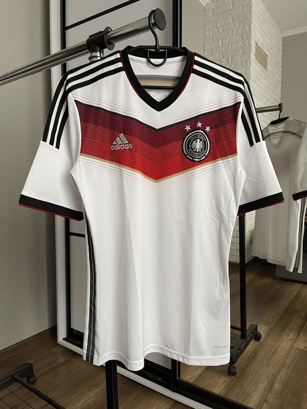 Adidas 2014/2015 Adidas Germany Soccer Jersey T-Shirt Tee Size US S / EU 44-46 / 1 - 1 Thumbnail